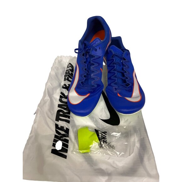 Nike Men's Rival Sprint Spikes Running Track Field Sprinting Blue Size 12 NEW - Picture 3 of 9